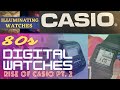 80s retro digital casio watches  rise of casio part 2 including gshock databank f15 marlin