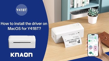 How to install the driver on MacOS for Y41BT?