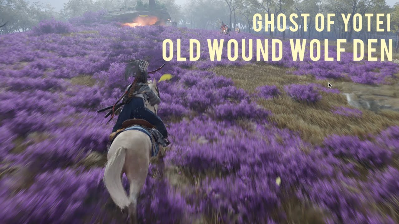 Ghost of Yōtei | Defiant Roots Sumi-E | Old Wound Wolf Den - YouTube