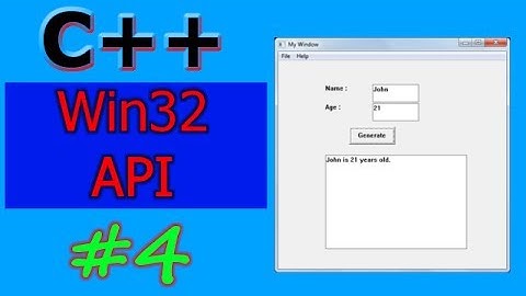 Windows GUI Programming with C/C++ ( Win32 API ) | Part -4 | Button Control and Demo Application