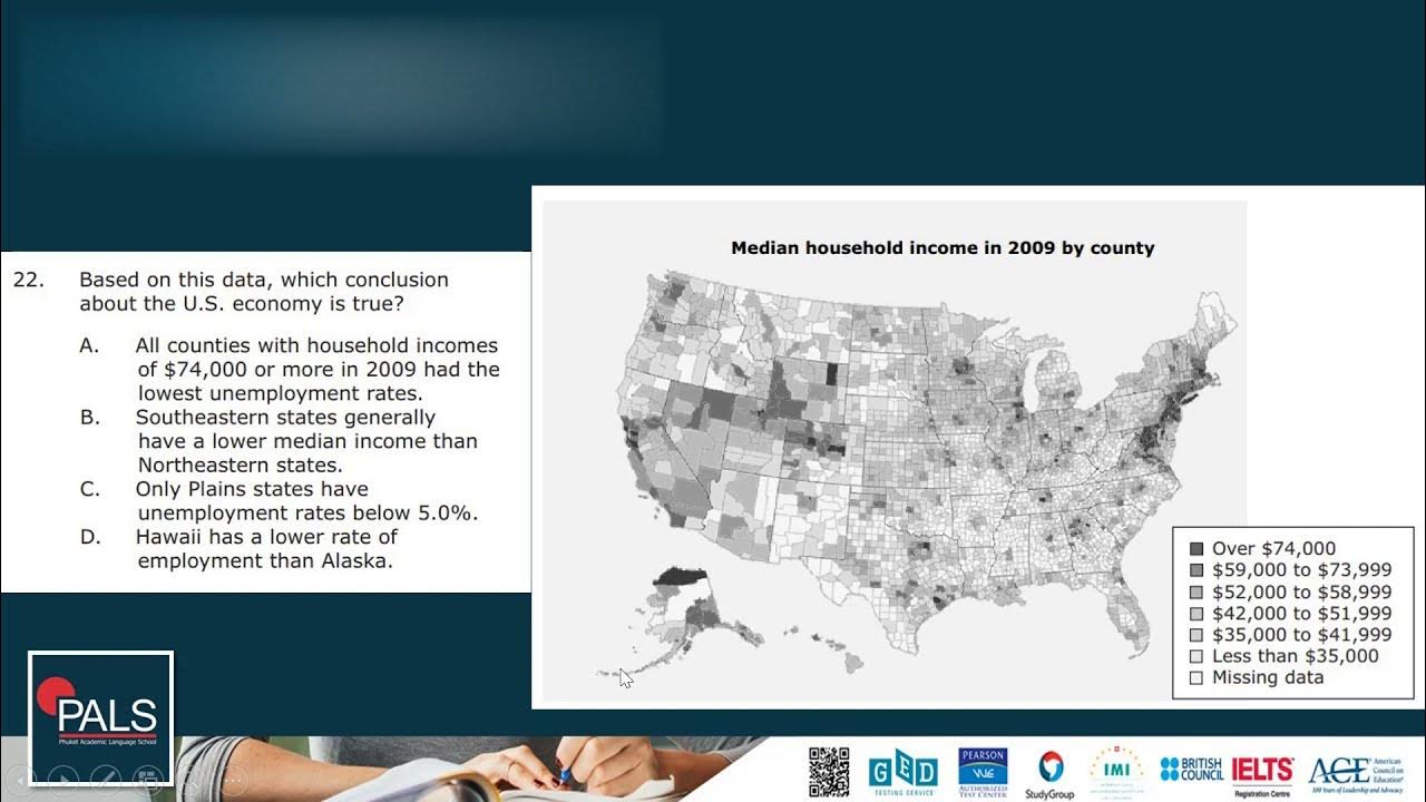 GED Social Studies Test Understanding Map Questions YouTube