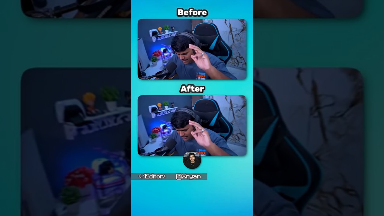 Before and after edit showcase😁|| Re-edit @BeastBoyShub The Kiosk