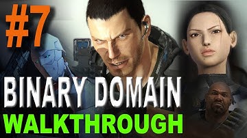 Binary Domain Walkthrough Part 7 (Defeat the Spider) (Xbox360, PS3, PC)