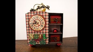 Cricut Christmas Clock