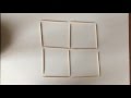 [Интересные задачи] Из 12 спичек выложено 4 одинаковых квадрата