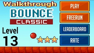 Bounce Classic Game (Level 13) 3 STAR Walkthrough screenshot 5