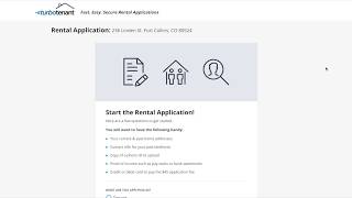 Online Rental Application screenshot 4