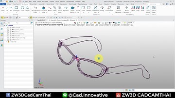 ZW3D CAD : การสร้าง Curve จากชิ้นงาน โดยใช้คำสั่ง  Curve from Edge