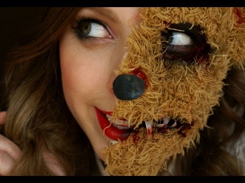 Halloween: Děsivý Plyšový Medvídek Makeup Tutorial