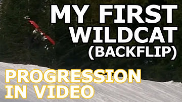How to backflip wildcat on a snowboard