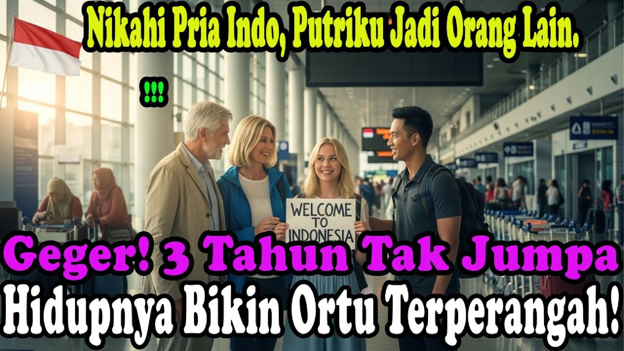Syok! Putrinya 3 Tahun Di Indonesia, Malah Orang Tuanya Yang Berubah Total!