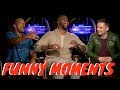 Anthony Mackie, Sebastian Stan, and Winston Duke Avengers Infinity War Funny Moments