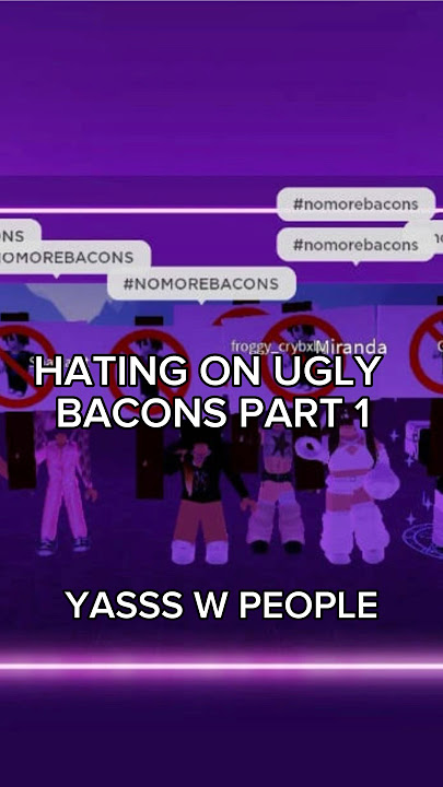 Download lagu hating on ugly bacons pt 1 🤮 | #baconhater #bacon #hate #roblox #viral