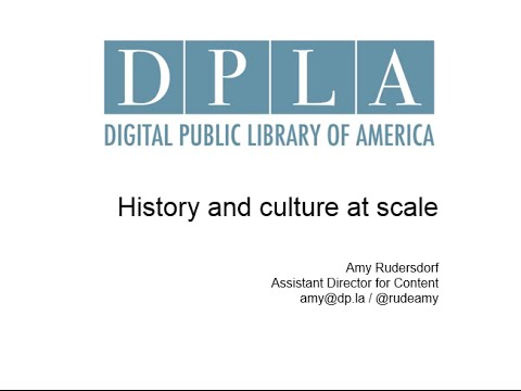 History and culture at scale