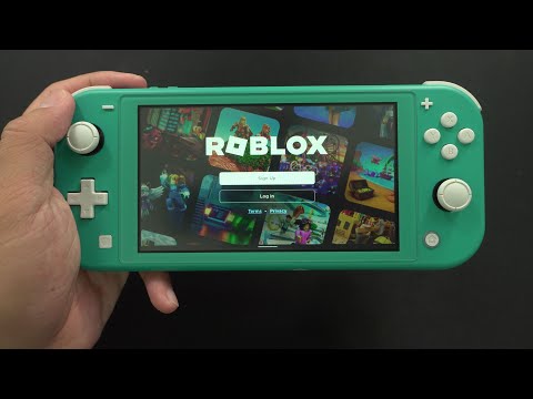 Roblox Gameplay On Nintendo Switch LITE 