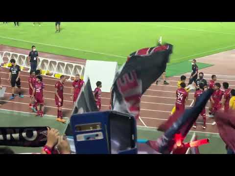 2022.09.10 ファジアーノ岡山　山形戦　試合後選手挨拶