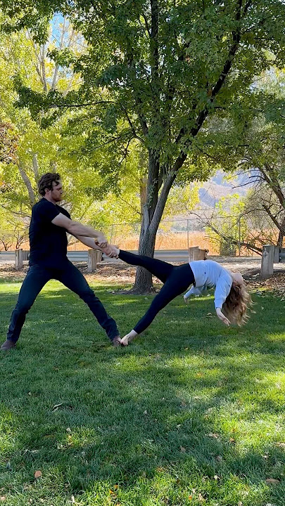 Just over here trying to be as cool as Witney & Danny and convince the world we belong on #DWTS😉