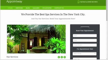 Appointment WordPress Theme To Create Online Booking Website [Appointway Tutorial]