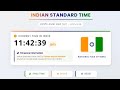 🔴 LIVE Indian Standard Time (IST) ⏰ | India Current Time Live 24/7