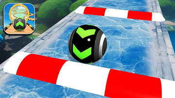 Sky Rolling Ball 3D Gameplay Speedrun iOS Android Level 212