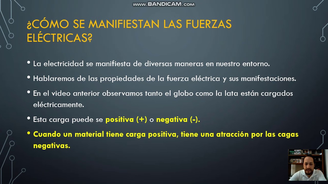 Fuerzas eléctricas positivas o negativas YouTube