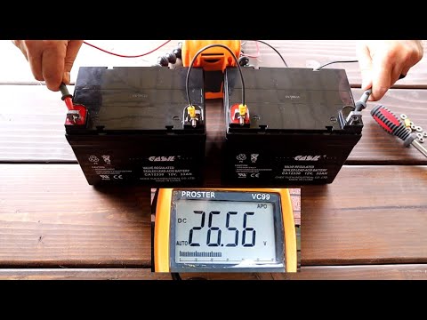 Wiring Batteries in Series - YouTube