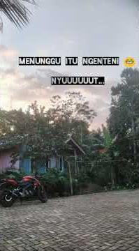 story WA 30 detik jawa status WA pendek MENUNGGU