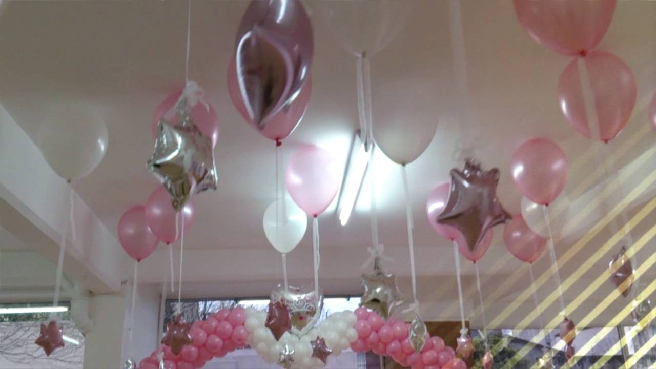 Primer añito, Princess Decoracion con globos.