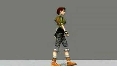 Lara walking animation test