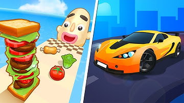 Sandwich Runner | Race Master 3D - All Level Gameplay Android,iOS - NEW APK MEGA UPDATE