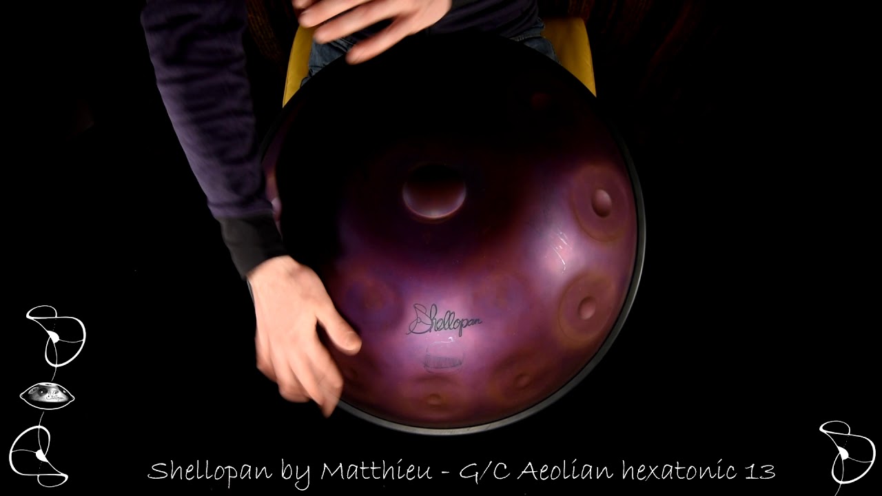 Handpan - G/C Aeolian hexatonic - Shellopan by Matthieu