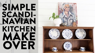 Simple Scandinavian Kitchen Makeover
