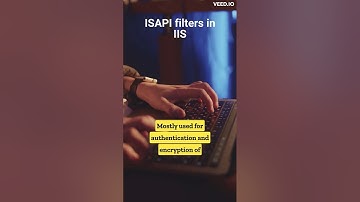 ISAPI Filters in IIS - Interview Frequently ask question #Shorts #shortvideo