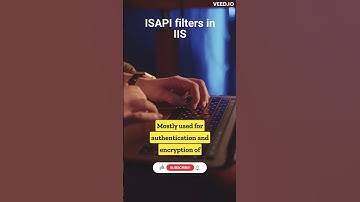 ISAPI Filters in IIS - Interview Frequently ask question #Shorts #shortvideo