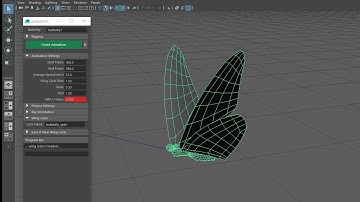 mzButterflyTool - Maya Butterfly Animation Tool Quick Start Guide