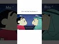 POV : Me &amp; My Twin Brother 🙂🤣 #shinchan #funny #core #anime #edit #shorts #viralshorts
