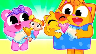 I Want to Be Like Mommy! 🤱 Pretend Play 🥰 Copy Mom Song 🎵 Funny Cartoons for Kids