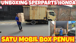 UNBOXING SPERPARTS HONDA ORIGINAL SATU MOBIL BOX #honda #rizzkymotor