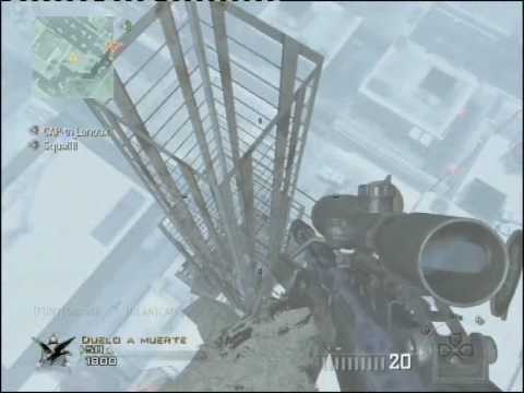 FR mw2 elevator sub base ps3 glitch out of map