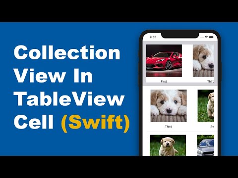 Collection View in Table View Cell (Swift Tutorial) - Xcode 11, iOS Development