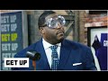 Damien Woody smashes tiny helmets with a mallet to predict NFL matchups | Get Up