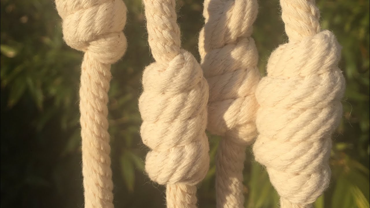Barrel Knot for Macrame Projects - Clear and Simple Instructions - YouTube