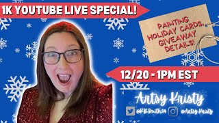 Birthday Livestream and 1K Subscriber Special!  2 Giveaway announcements!