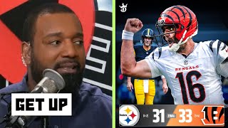 "Bengals are going to the playoffs!" - Chris Canty on Joe Flacco throws 3 TD to beat Steelers 33-31