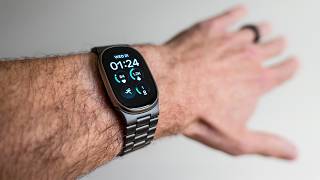 Fitbit Edge Metal Link Band + Active Sport Band Unboxing / Overview
