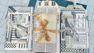 One sheet wonder, easy folio, junk journal mini album
