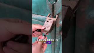 No one can open this lock except me 😱 #interesting #behindthescenes