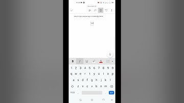 How to type Maths symbols (unequal sign) in mobile Ms Word