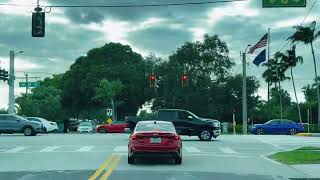 Peaceful Drive Through Florida Highways And Streets