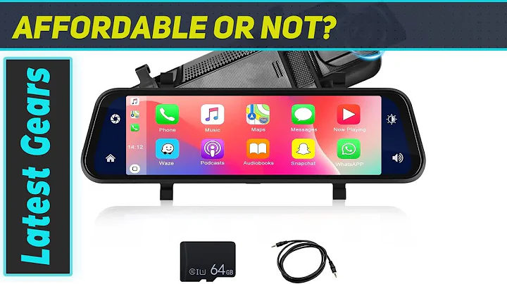 CAMECHO Mirror Dash Cam Wireless CarPlay & Android Auto: The Ultimate Smart Driving Companion